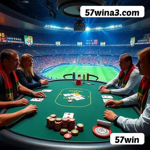 Roleta e blackjack 57win